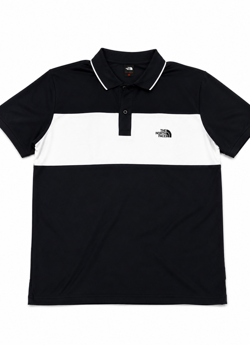 Dark Blue & White Polo