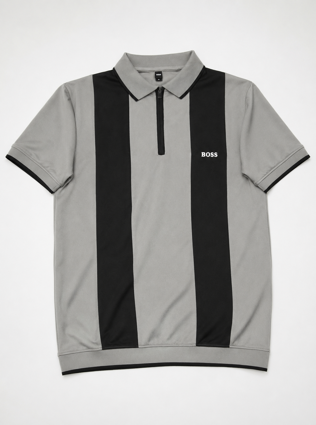 Gray Old Money Polo