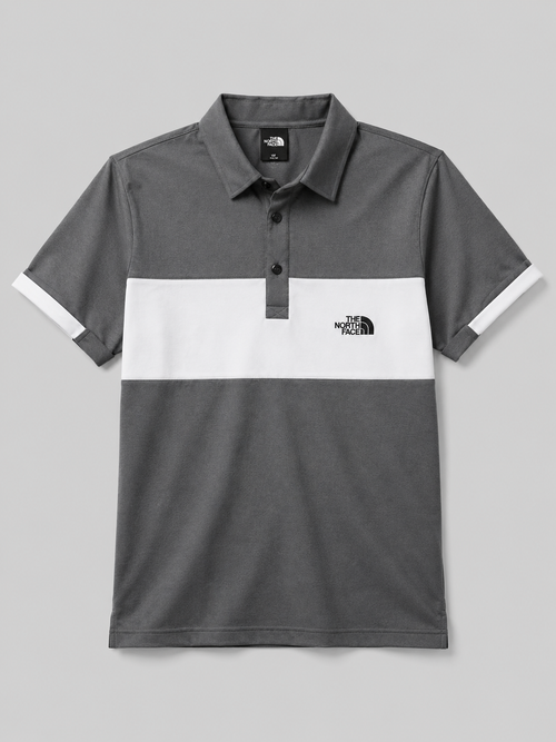 Gray & White Polo